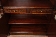 Load image into Gallery viewer, Jonathan Charles George III Gothic Mahogany Glazed Cabinet