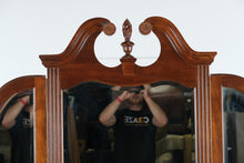 Load image into Gallery viewer, Jordan Cherry Chippendale Dresser with Folding Mirror – by American Drew