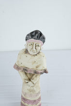 Load image into Gallery viewer, Judy Robkin Old Lady Rose Ceramic Sculpture Folk Art Figurine 13 Inch