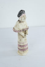 Load image into Gallery viewer, Judy Robkin Old Lady Rose Ceramic Sculpture Folk Art Figurine 13 Inch