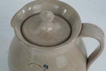Load image into Gallery viewer, Jugtown Pottery Stoneware Pitcher and Mug Set with Cobalt Floral Motif