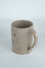 Load image into Gallery viewer, Jugtown Pottery Stoneware Pitcher and Mug Set with Cobalt Floral Motif