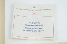 Load image into Gallery viewer, Bing and Grondahl 1971 Christmas at Home Plate Danish Porcelain Vintage Boxed