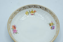 Load image into Gallery viewer, Antique KPM Porcelain Floral Bowl Gold Encrusted Rim German China