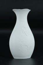 Load image into Gallery viewer, Bisque Flower Queen Porcelain Vase – Kaiser Germany, 8.75" Tall