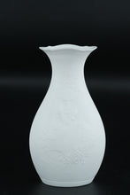 Load image into Gallery viewer, Bisque Flower Queen Porcelain Vase – Kaiser Germany, 8.75" Tall