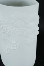 Load image into Gallery viewer, Kaiser 12" Tall Art Nouveau Style Bisque Floral Relief Vase