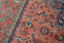 Load image into Gallery viewer, Vintage Karastan Medallion Serapi Wool Area Rug 88 x 12 USA Design 736