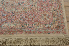 Load image into Gallery viewer, Karastan-Style Rose Medallion Wool Rug – 10′ × 12′