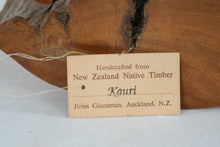 Load image into Gallery viewer, Hand-Carved Kiwi Bird Relief Sculpture in New Zealand Kauri Wood