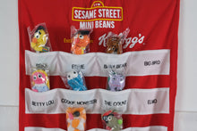 Load image into Gallery viewer, Sesame Street Mini Beans Kelloggs 1999 Plush Lot With Wall Display Organizer