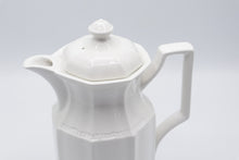 Load image into Gallery viewer, Kensington Staffordshire Ironstone England White Coffee Pot 10 Inch