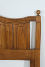 Load image into Gallery viewer, Kent Coffey Milano Mid-Century Queen Headboard with Metal Frame
