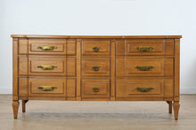 Load image into Gallery viewer, Mid-Century Milano Collection by Kent Coffey – 9-Drawer Dresser with Mirror