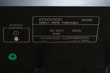 Load image into Gallery viewer, Kenwood KD-66F Direct Drive Full Automatic Turntable – Made in Japan, Working Condition