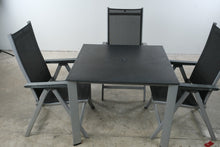 Load image into Gallery viewer, Kettler Basic Plus 5 Piece Aluminum Patio Dining Set 4 Reclining Chairs Table