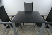 Load image into Gallery viewer, Kettler Basic Plus 5 Piece Aluminum Patio Dining Set 4 Reclining Chairs Table