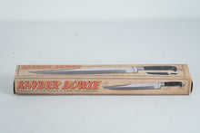 Load image into Gallery viewer, Khyber Bowie Handcrafted Knife with Leather Sheath – 17" Overall Length