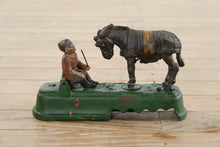 Load image into Gallery viewer, 1.) J E Stevens I Always Did Spise a Mule Cast Iron Mechanical Bank Bowen 1879