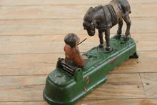 Load image into Gallery viewer, 1.) J E Stevens I Always Did Spise a Mule Cast Iron Mechanical Bank Bowen 1879