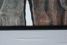 Load image into Gallery viewer, Harold C Kimball Original Oil Painting Three Figures Guitar 1995 Provenance