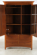 Load image into Gallery viewer, Kincaid Solid Wood Armoire Wardrobe Cabinet with Drawers