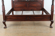Load image into Gallery viewer, Grande Mahogany King Size Canopy Bed