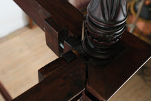Load image into Gallery viewer, Grande Mahogany King Size Canopy Bed
