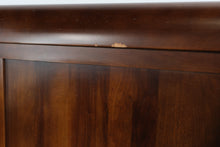 Load image into Gallery viewer, King Size Cherry Finish Sleigh Bed Frame in Traditional Style