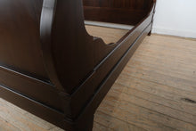 Load image into Gallery viewer, King Size Cherry Finish Sleigh Bed Frame in Traditional Style