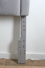 Load image into Gallery viewer, Light Gray Upholstered Tufted King Headboard