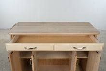 Load image into Gallery viewer, Rolling Butcher Block Kitchen Island with Drop Leaf and Storage