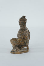 Load image into Gallery viewer, Hand-Carved Stone Terracotta Warrior Figure – Small Chinese Style Soldier Sculpture, 5.5” Tall