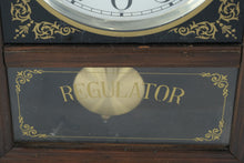 Load image into Gallery viewer, 31-Day Regulator Mantel Clock – Wood Case, Key-Wind, Working Chime