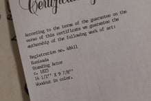 Load image into Gallery viewer, Kunichika Standing Actor - Woodcut in Color