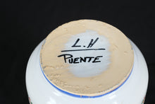Load image into Gallery viewer, Vintage Hand-Painted Talavera Vase by L.H. Puente – Spain