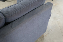 Load image into Gallery viewer, La-Z-Boy Courtney Blue Upholstered Three-Seat Sofa
