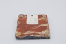Load image into Gallery viewer, Vintage Studio Pottery Ceramic Wall Tile Folk Art Woman Birds 4 Inch
