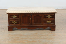 Load image into Gallery viewer, Lane Cedar Blanket Chest Storage Bench with Drawers and Cabinet Doors