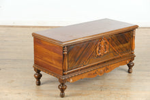 Load image into Gallery viewer, Lane Art Deco Cedar-Lined Hope Chest – Carved Front Blanket Trunk