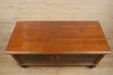 Load image into Gallery viewer, Lane Art Deco Cedar-Lined Hope Chest – Carved Front Blanket Trunk