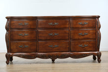 Load image into Gallery viewer, Lane Solid Cherry French Provincial Louis XV–Style Nine-Drawer Dresser
