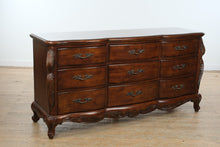 Load image into Gallery viewer, Lane Solid Cherry French Provincial Louis XV–Style Nine-Drawer Dresser