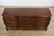 Load image into Gallery viewer, Lane Solid Cherry French Provincial Louis XV–Style Nine-Drawer Dresser