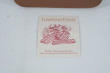 Load image into Gallery viewer, Longaberger Pottery Buffet Brick β Basket Warming Stone #34568, New in Box with Card