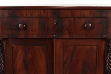Load image into Gallery viewer, Large Flamed Mahogany Antique Buffet