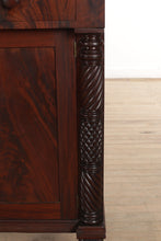 Load image into Gallery viewer, Large Flamed Mahogany Antique Buffet