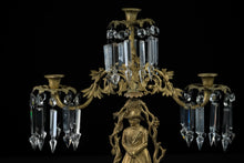 Load image into Gallery viewer, Large Girondale Figural Candelabra