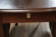 Load image into Gallery viewer, Large Mahogany Baker Dupree Drop Leaf Dining Table