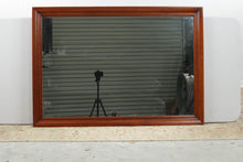 Load image into Gallery viewer, Large Mahogany Framed Mirror - 46" x  32"